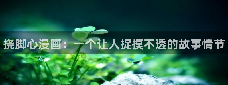嘿咻韩漫网站：挠脚心漫画：一个让人捉摸不透的故事情节
